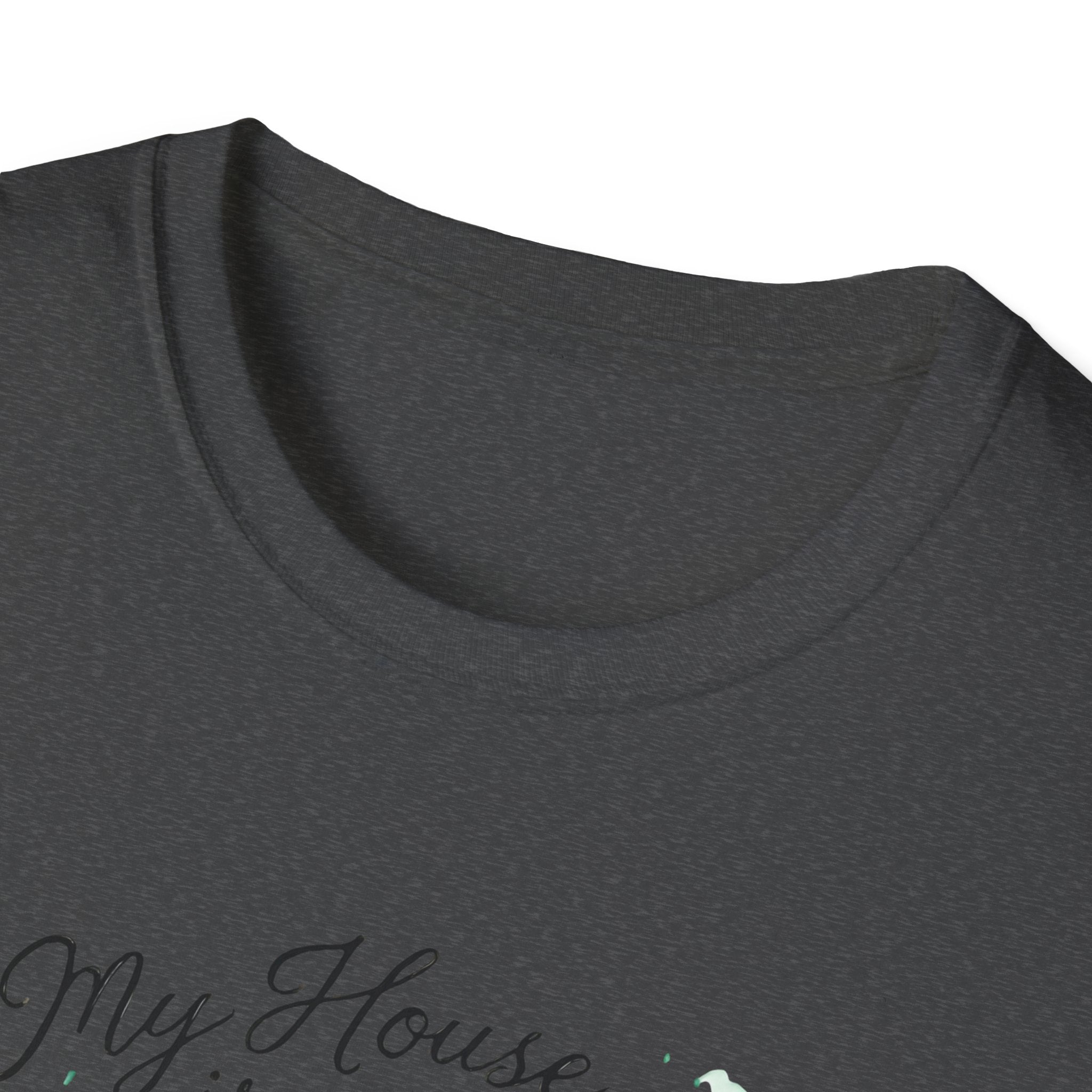 Dog House Watercolor T-Shirt — "My House is a Zoo" Cute Pet Lover Tee