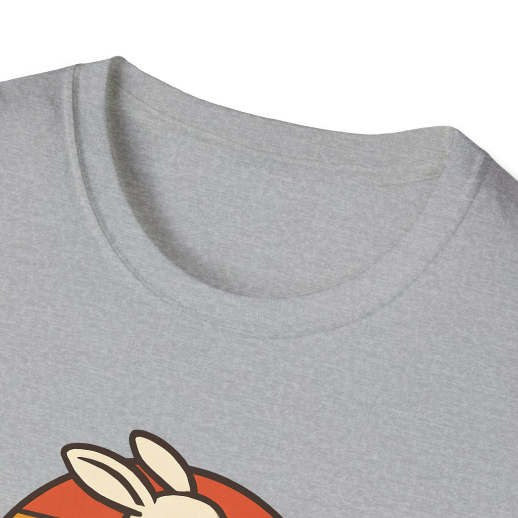 Hoppy Days Ahead T-Shirt — Retro Bunny Easter Tee