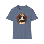 Dog Dad T-Shirt – Retro Running Dog Graphic, Funny Father’s Day Gift for Pet Owners