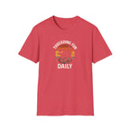 Surf Daily Graphic T-Shirt — Retro Sunset Wave Tee
