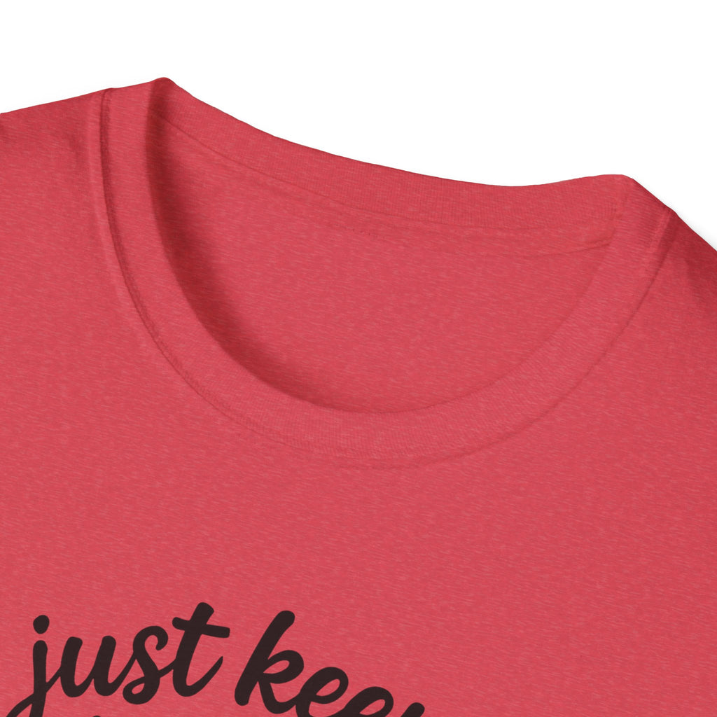 Just Keep Swimming Fish T-Shirt — Colorful Motivational Ocean Tee