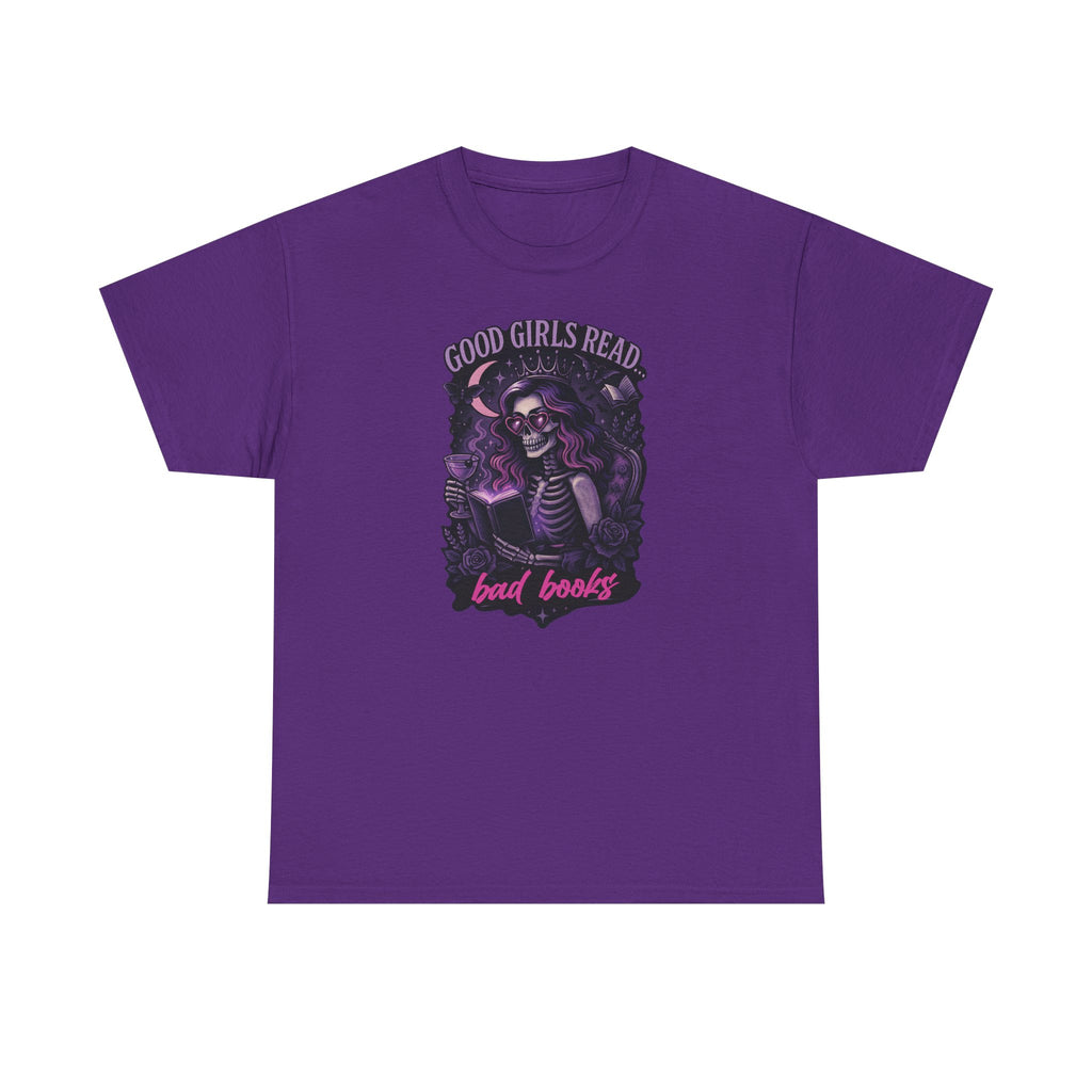 "Good Girls Read Bad Books" Gothic Book Lover T-Shirt