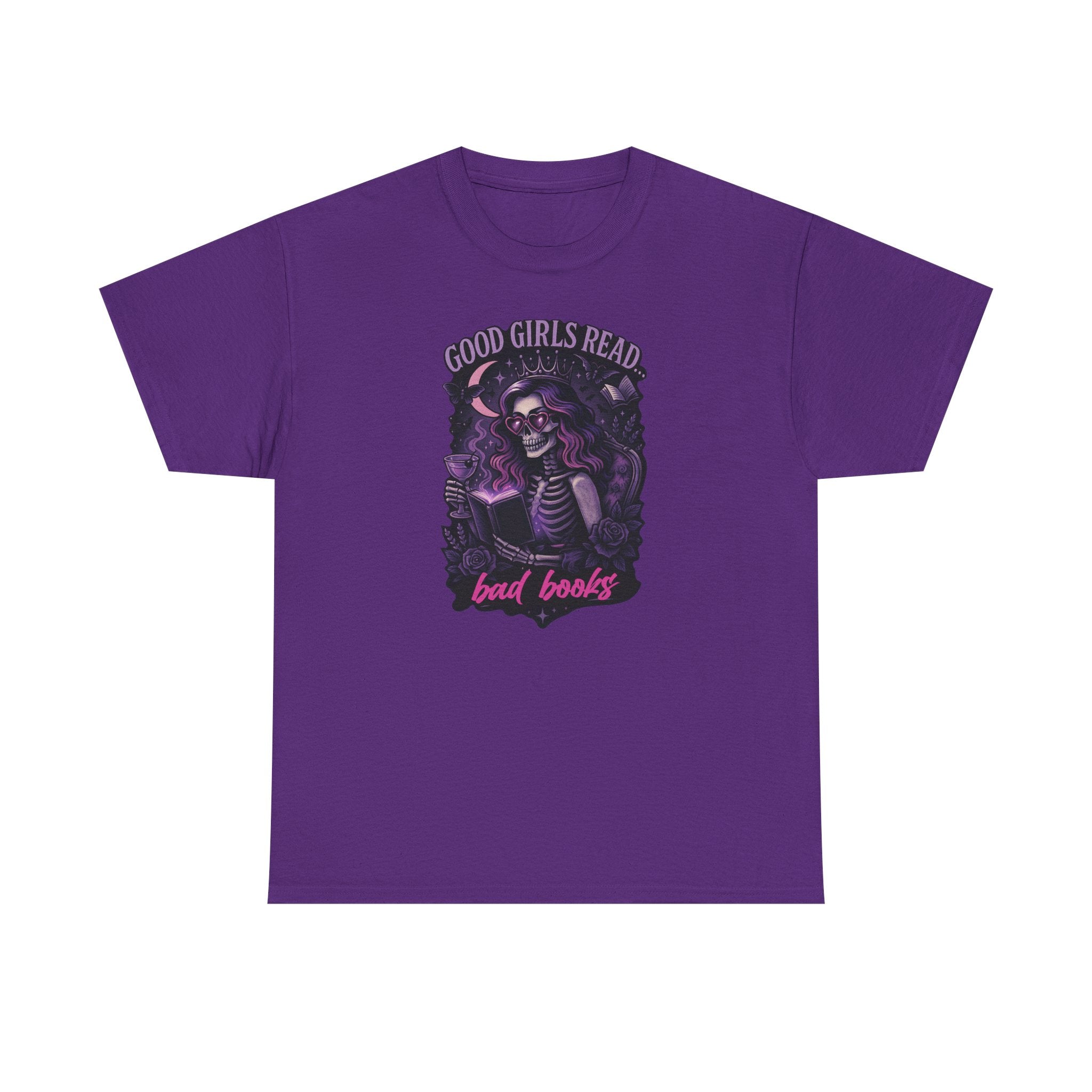 "Good Girls Read Bad Books" Gothic Book Lover T-Shirt