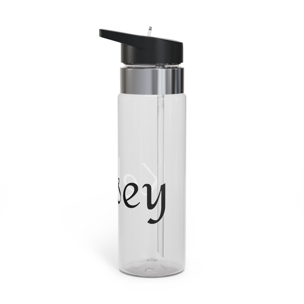 Personalized Script Name Sport Bottle — 20oz Clear Tritan Water Bottle