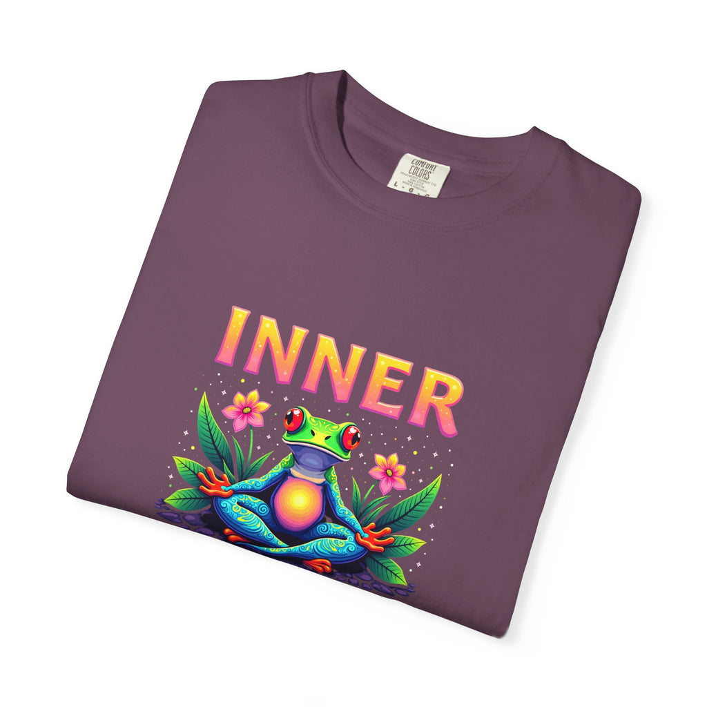 Inner Harmony Frog T-Shirt – Meditation Yoga Graphic Tee