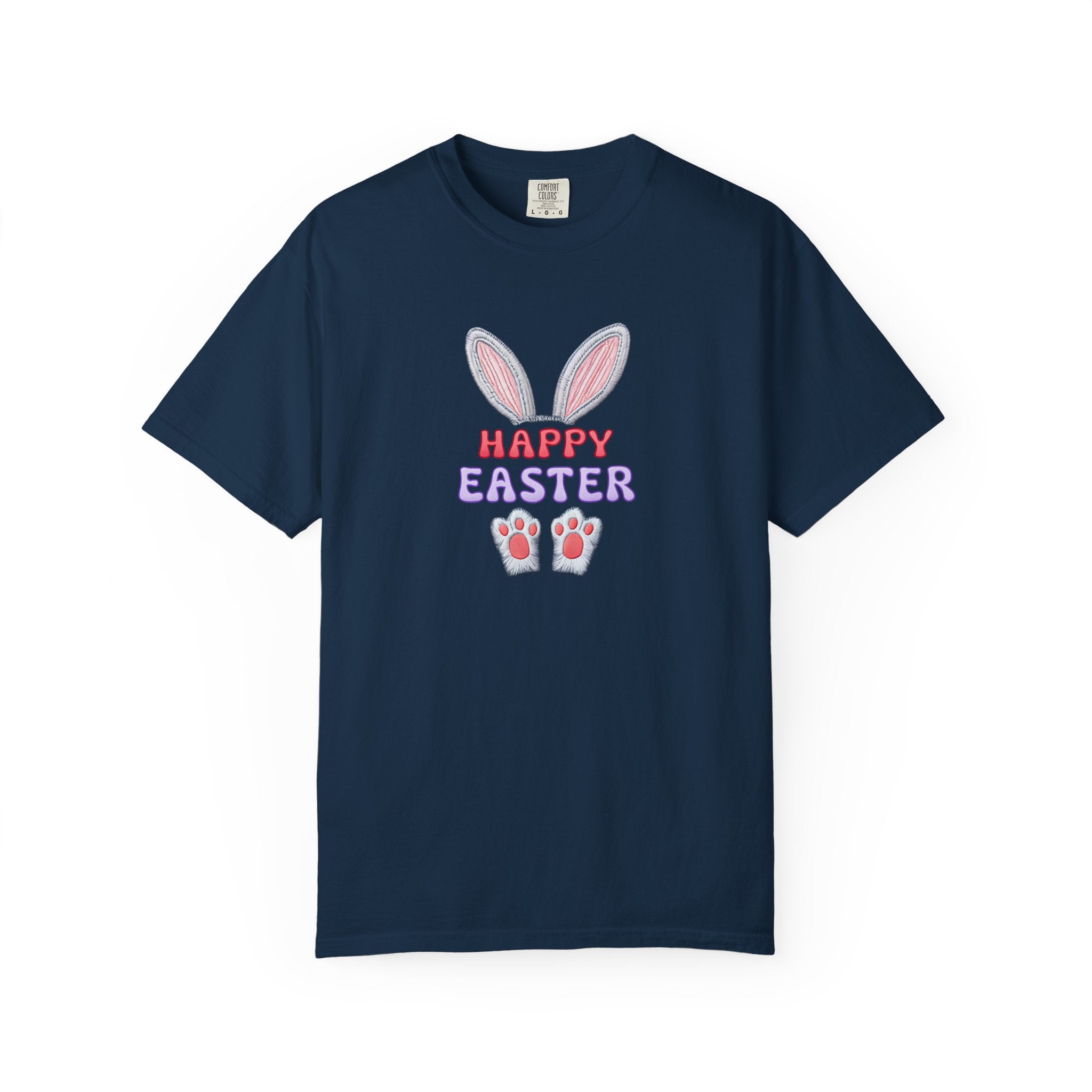Happy Easter Bunny Ears T-Shirt — Cute Pastel Holiday Tee