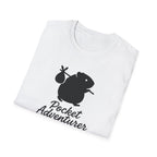 Pocket Adventurer T-Shirt — Cute Hiking Mouse Graphic Tee