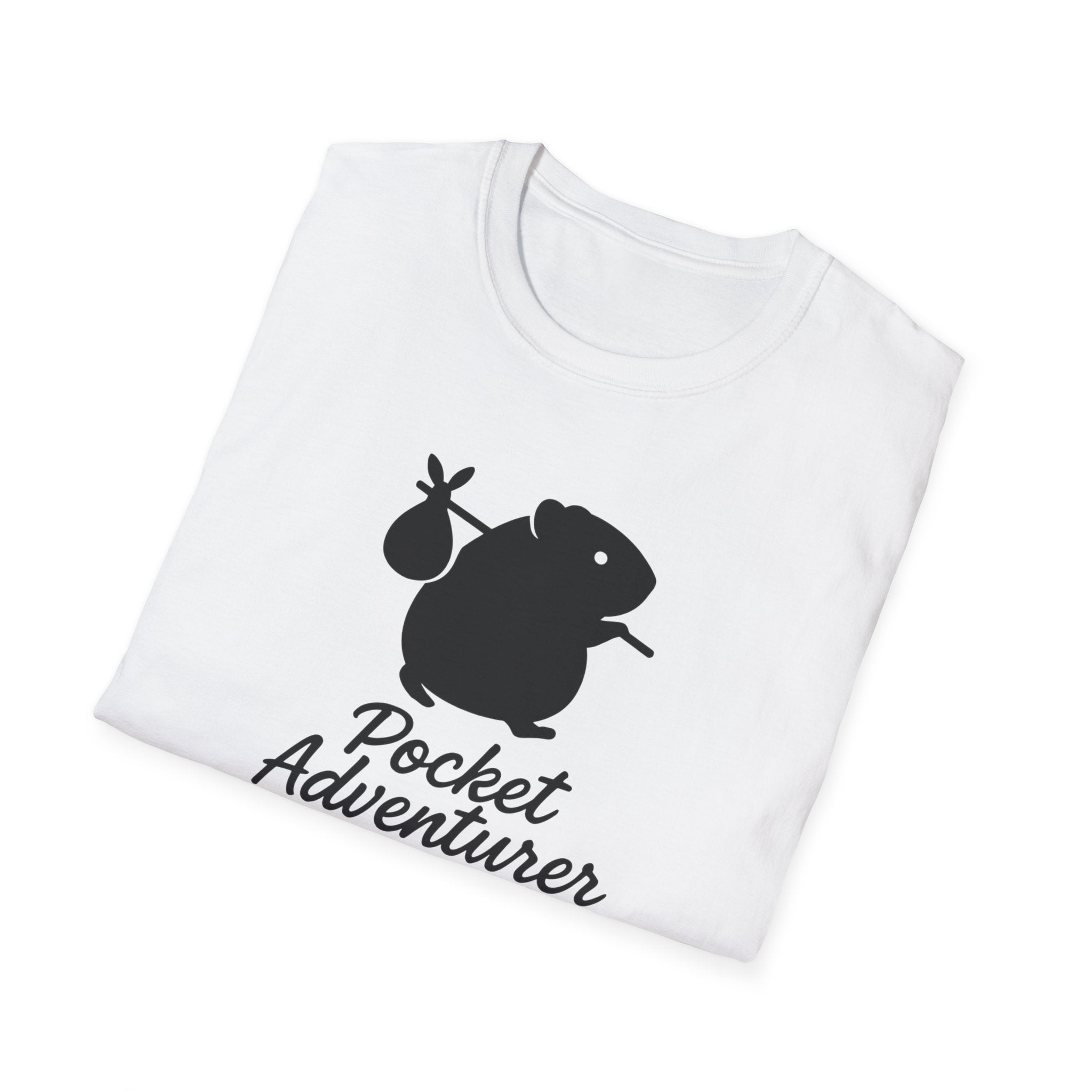 Pocket Adventurer T-Shirt — Cute Hiking Mouse Graphic Tee
