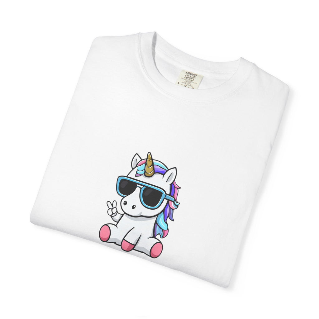 Unicorn Chill T-Shirt — Cute Sunglasses Unicorn Graphic Tee