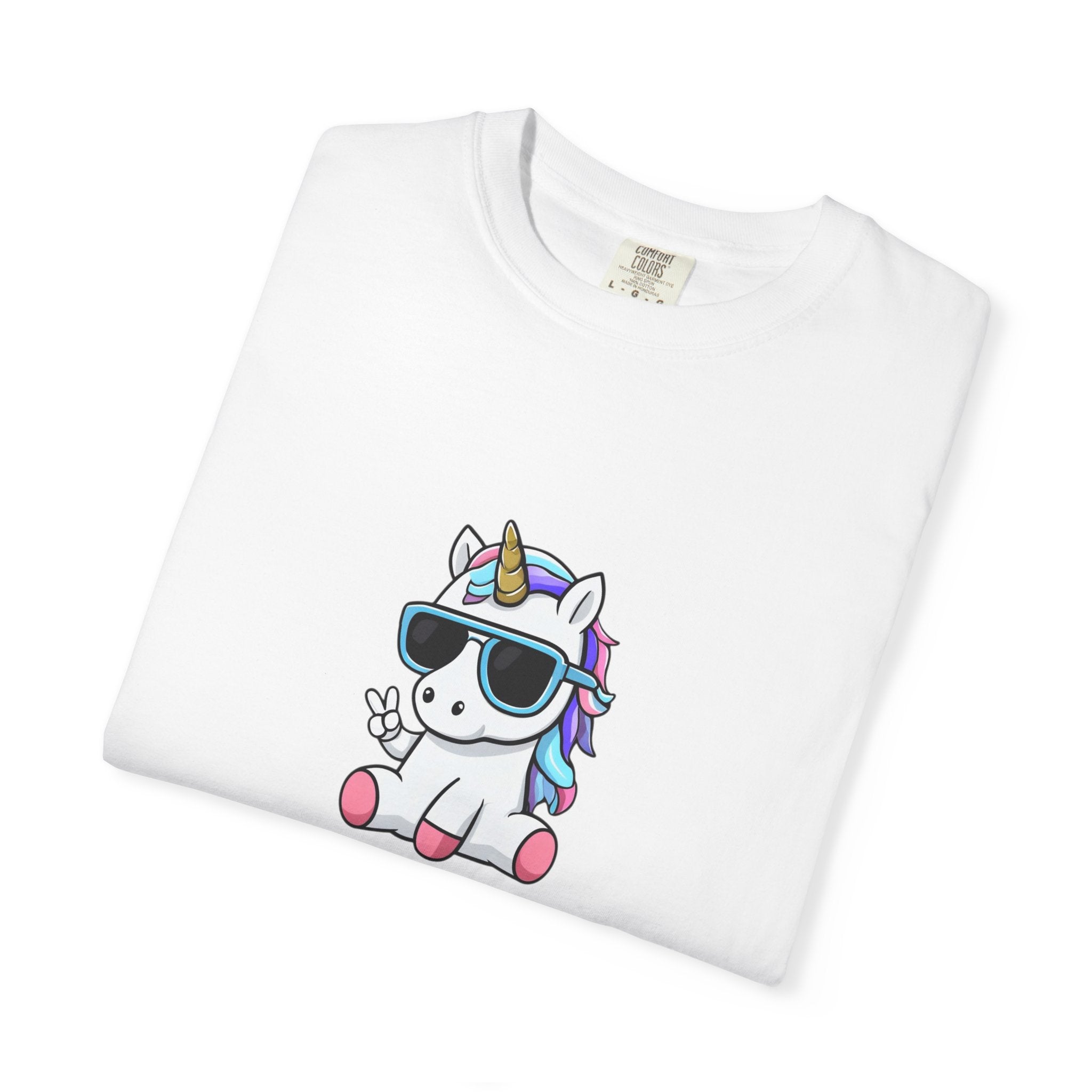 Unicorn Chill T-Shirt — Cute Sunglasses Unicorn Graphic Tee