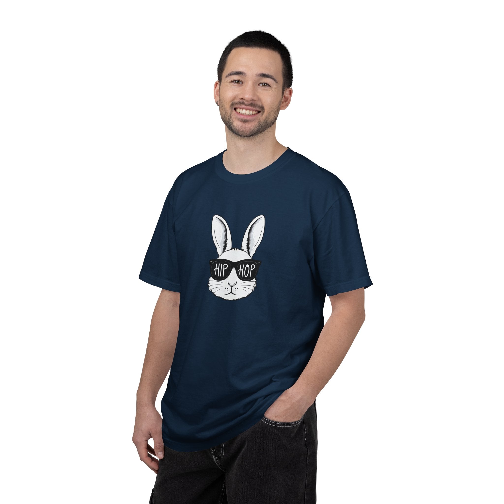 Hip Hop Bunny T-Shirt — Cute Rabbit with Sunglasses Graphic Tee