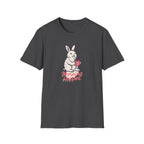 Morning Hopper Bunny T-Shirt — Cute Coffee Rabbit Tee