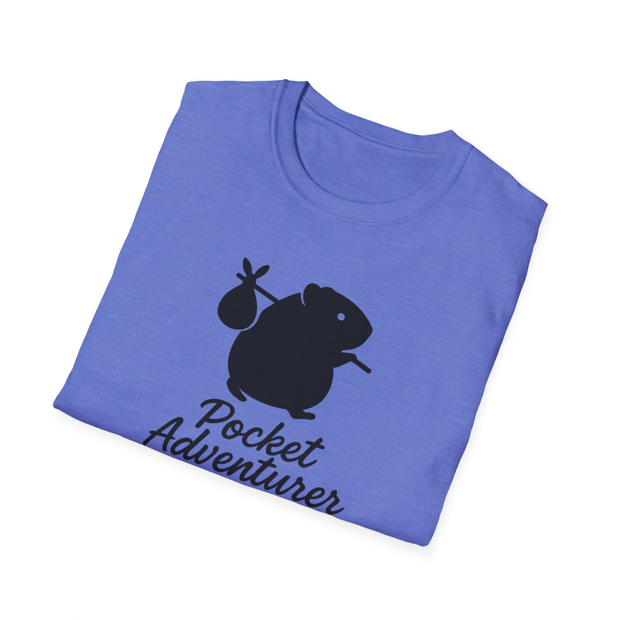 Pocket Adventurer T-Shirt — Cute Hiking Mouse Graphic Tee