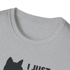 Cat & Coffee T-Shirt — "I Just Want to Drink Coffee and Pet My Cat" Graphic Tee