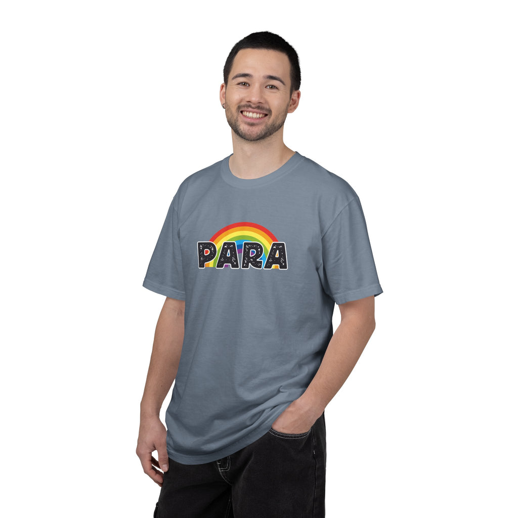 PARA Rainbow Graphic T-Shirt – Colorful Pride-Inspired Lettering