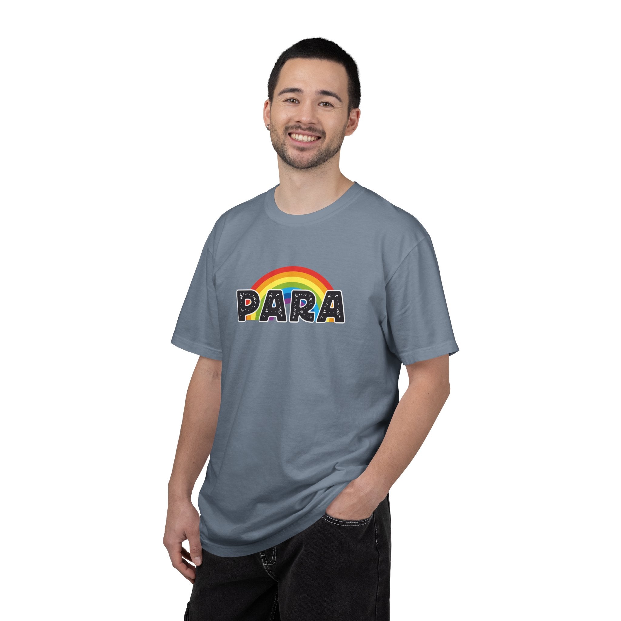 PARA Rainbow Graphic T-Shirt – Colorful Pride-Inspired Lettering