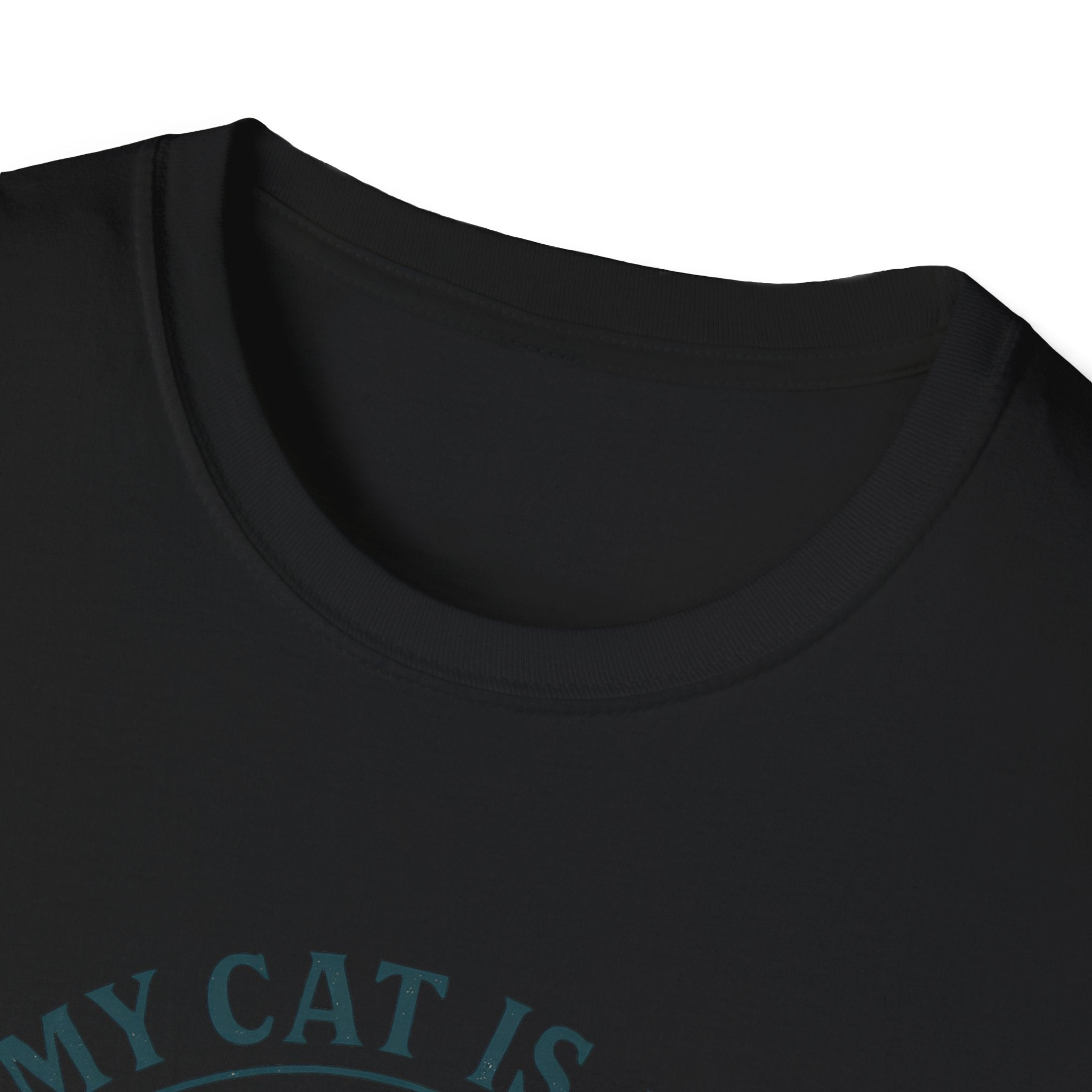 Cat Therapist T-Shirt — "My Cat Is My Therapist" Funny Cat Lover Tee