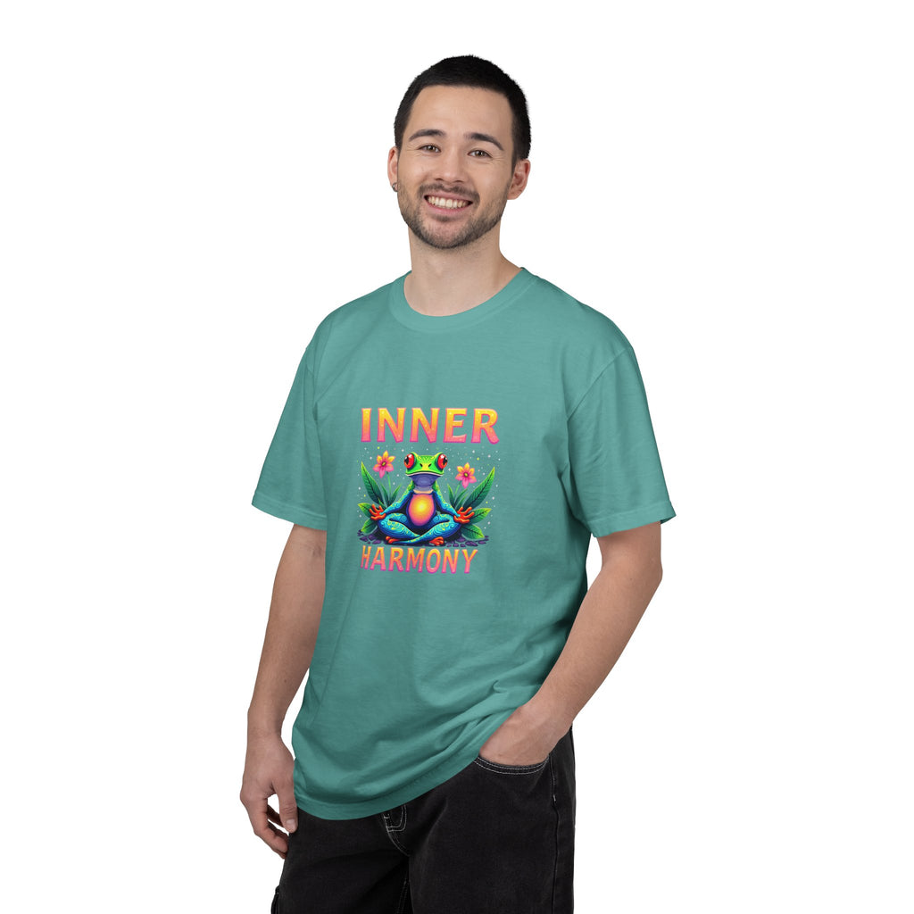 Inner Harmony Frog T-Shirt – Meditation Yoga Graphic Tee