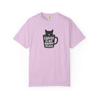 Coffee Is My Happy Place T-Shirt — Cat & Coffee Graphic Tee