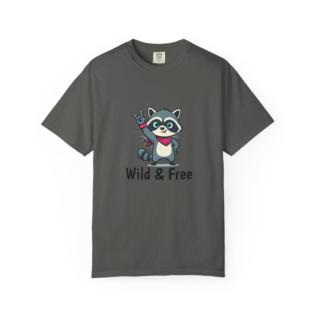 Raccoon "Wild & Free" T-Shirt