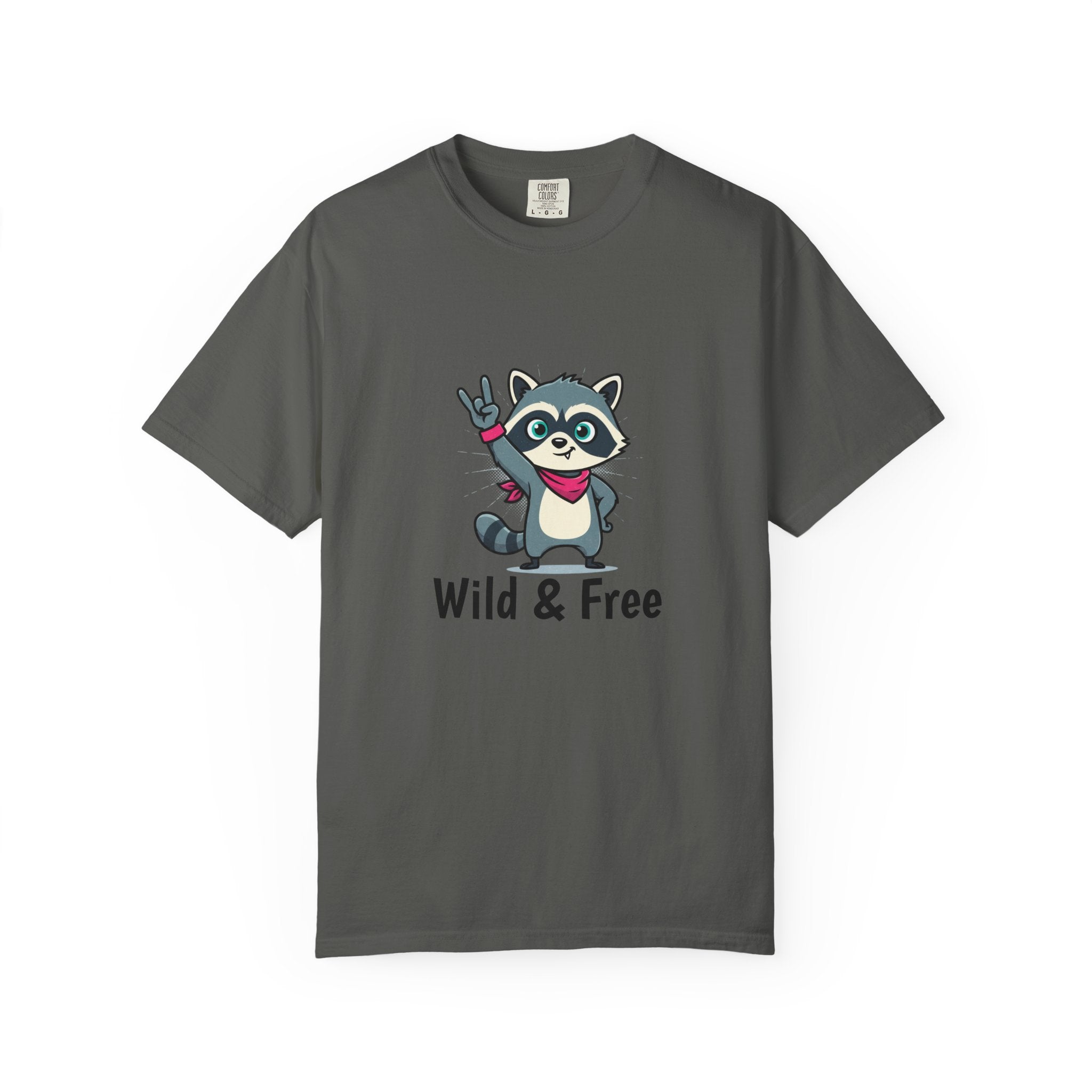Raccoon "Wild & Free" T-Shirt