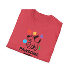 Pawsome Day Dog T‑Shirt – Cute Paw Print Graphic Tee for Dog Lovers