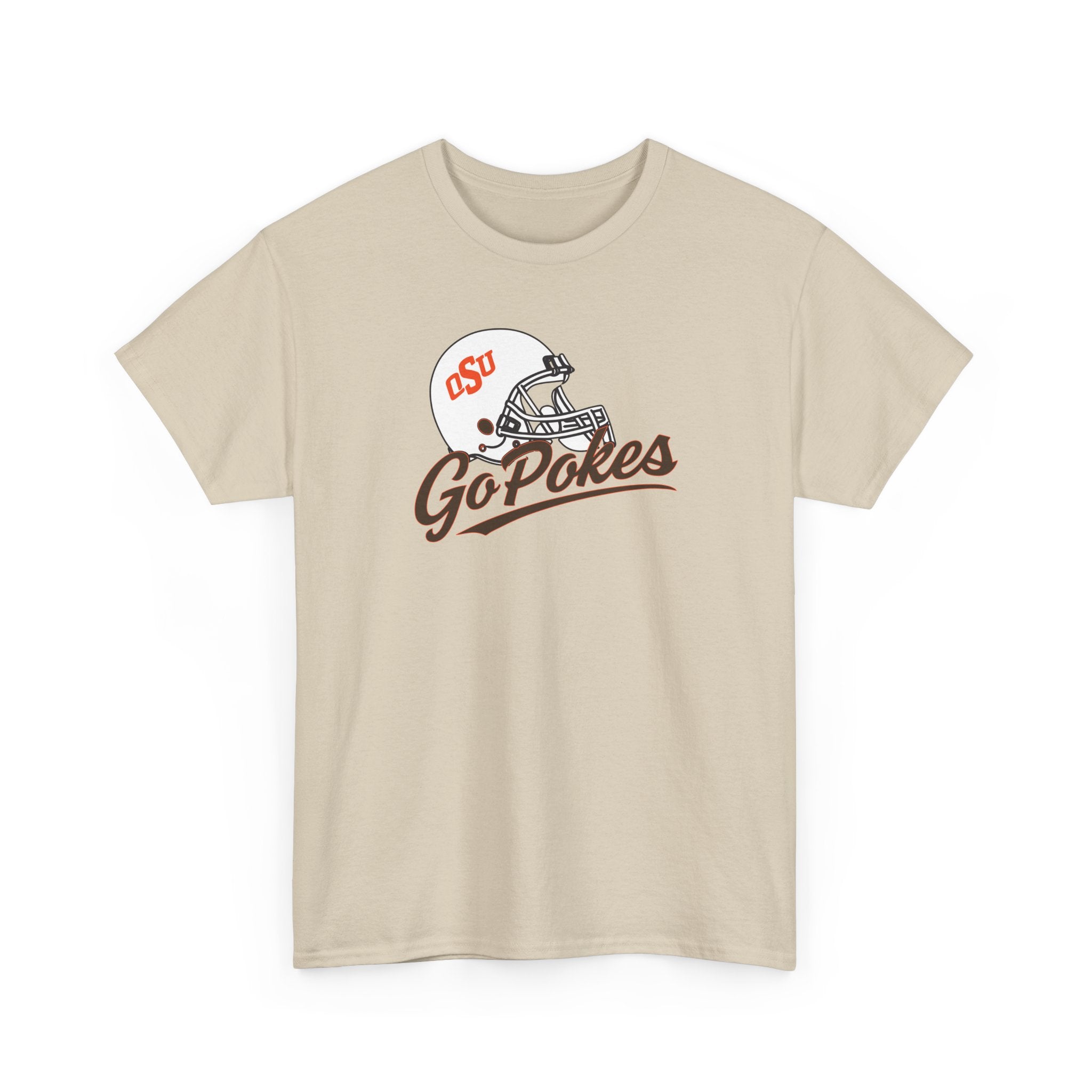 Go Pokes Tee — OSU Football Helmet Vintage Logo T-Shirt