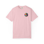 Sunset Sand T-Shirt — Palm Tree Beach Graphic Tee