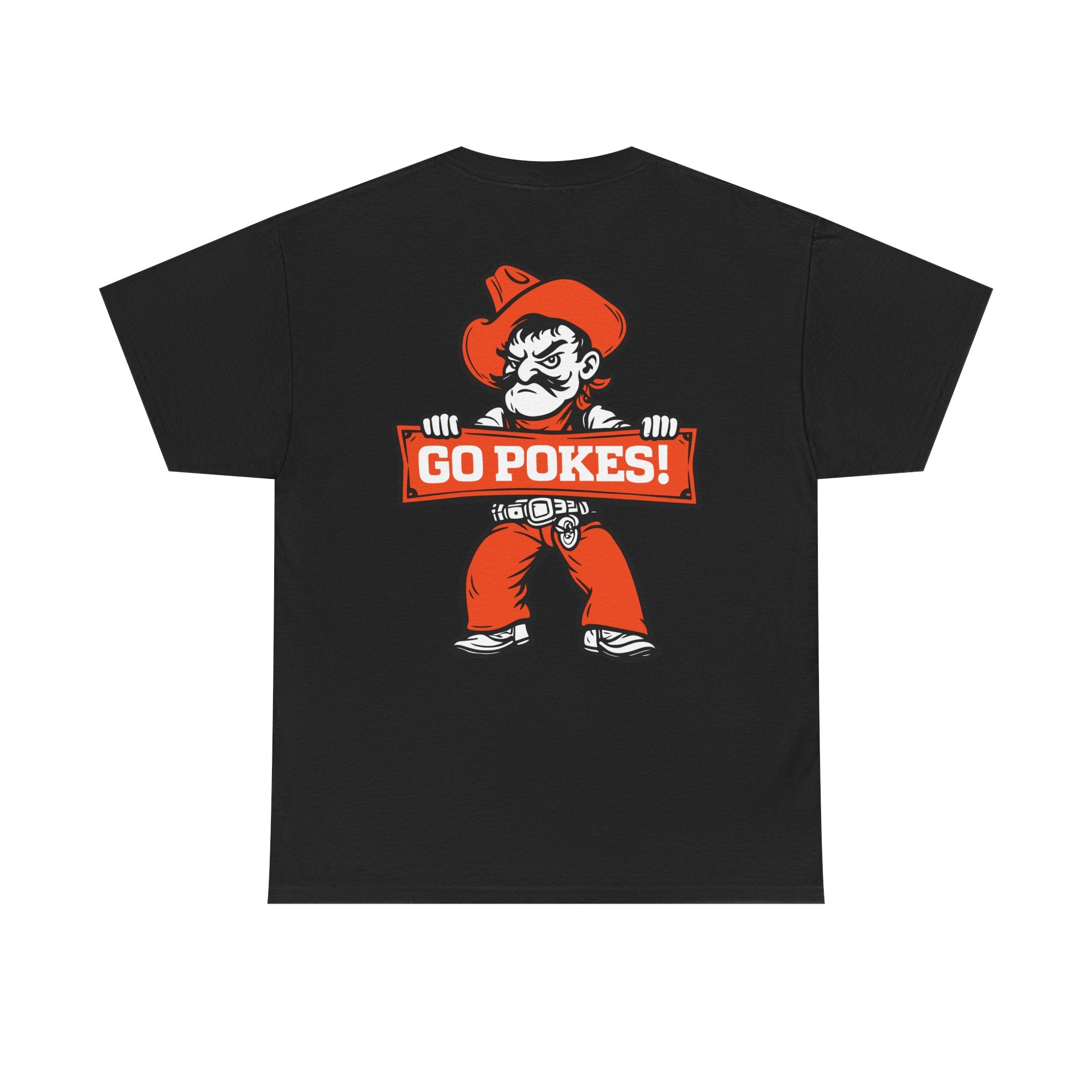 Go Pokes! Cowboy Mascot T-Shirt — Retro 1890 Oklahoma State Fans Tee