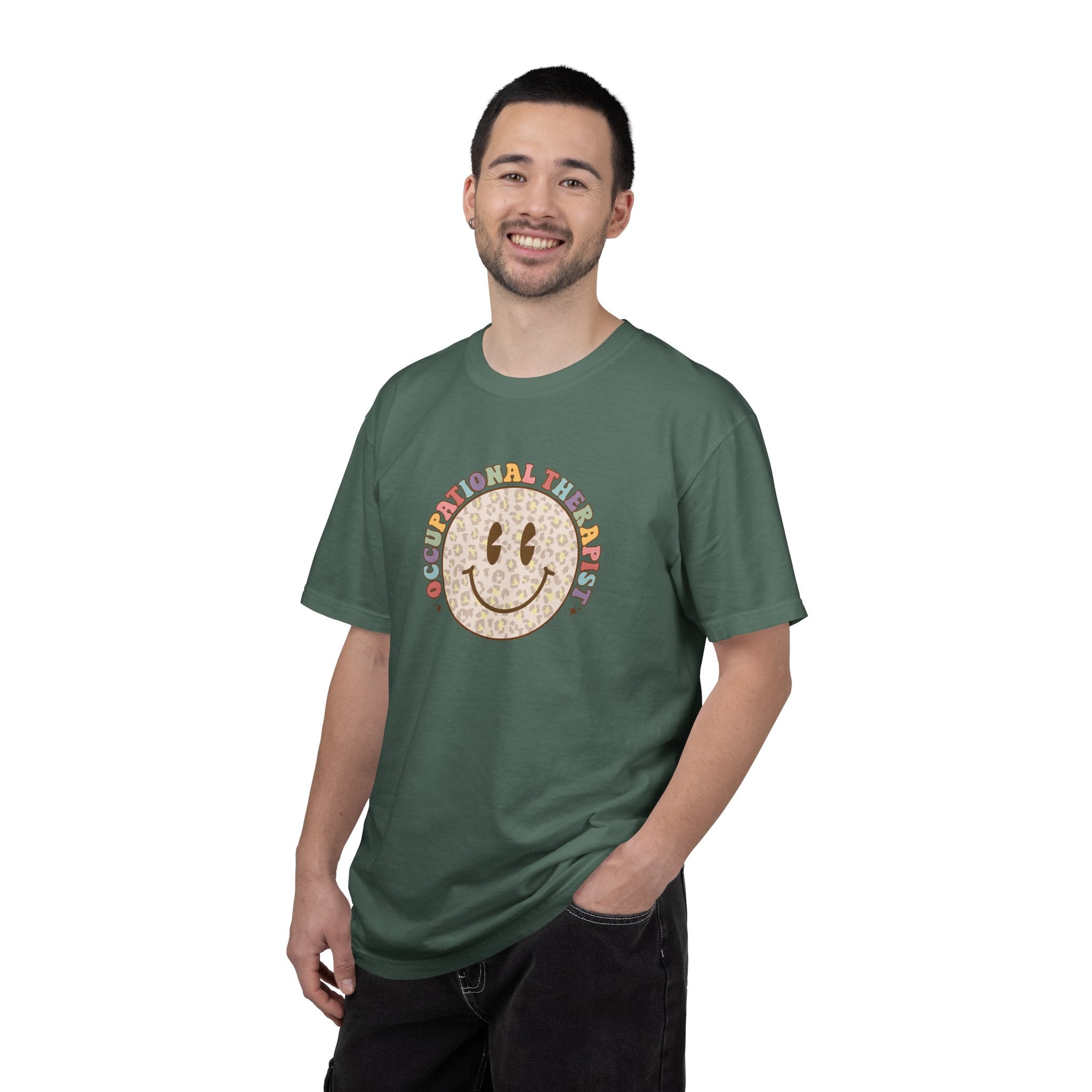 Smiley Occupational Therapist Graphic T-Shirt