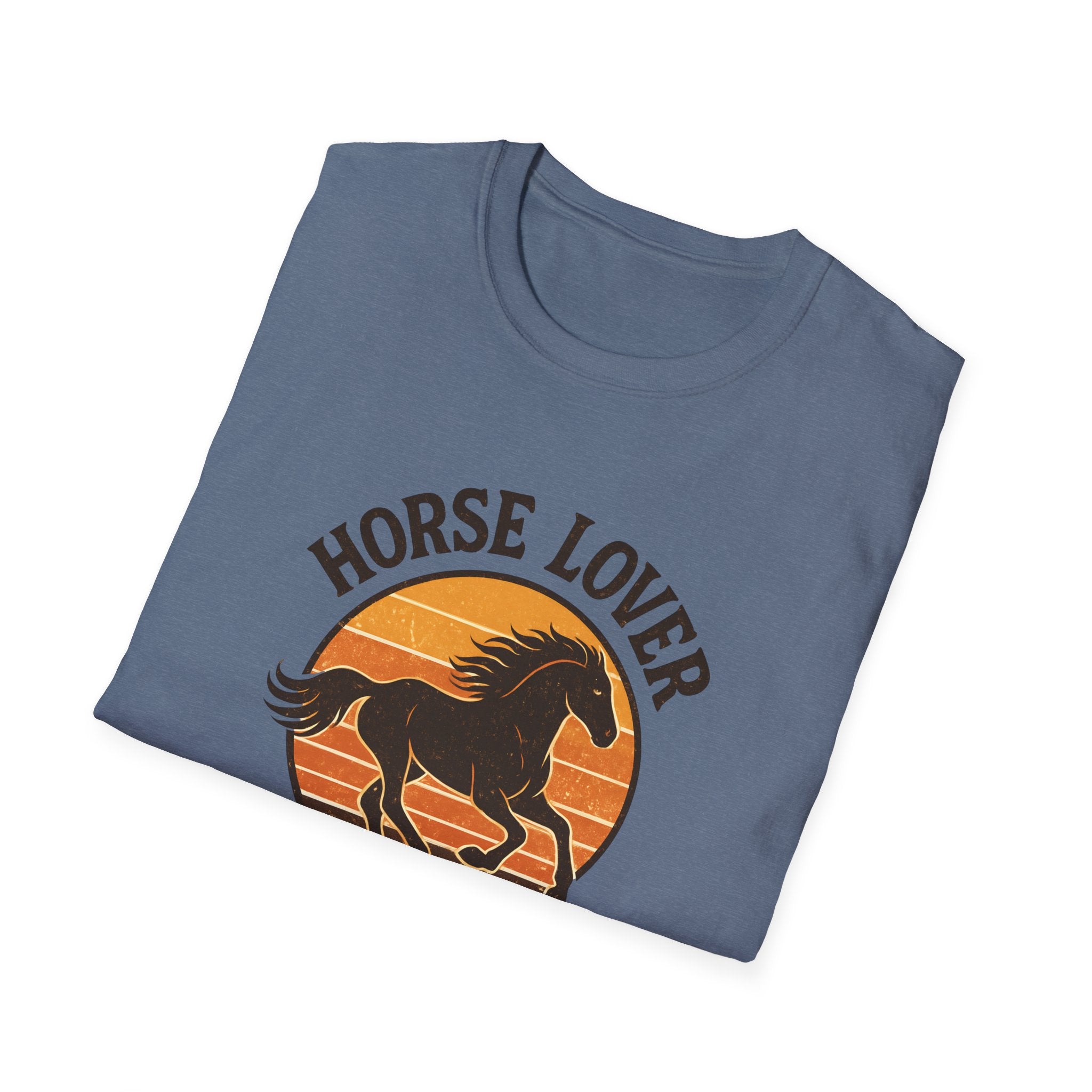 Horse Lover T-Shirt — Running Horse Sunset Graphic Tee