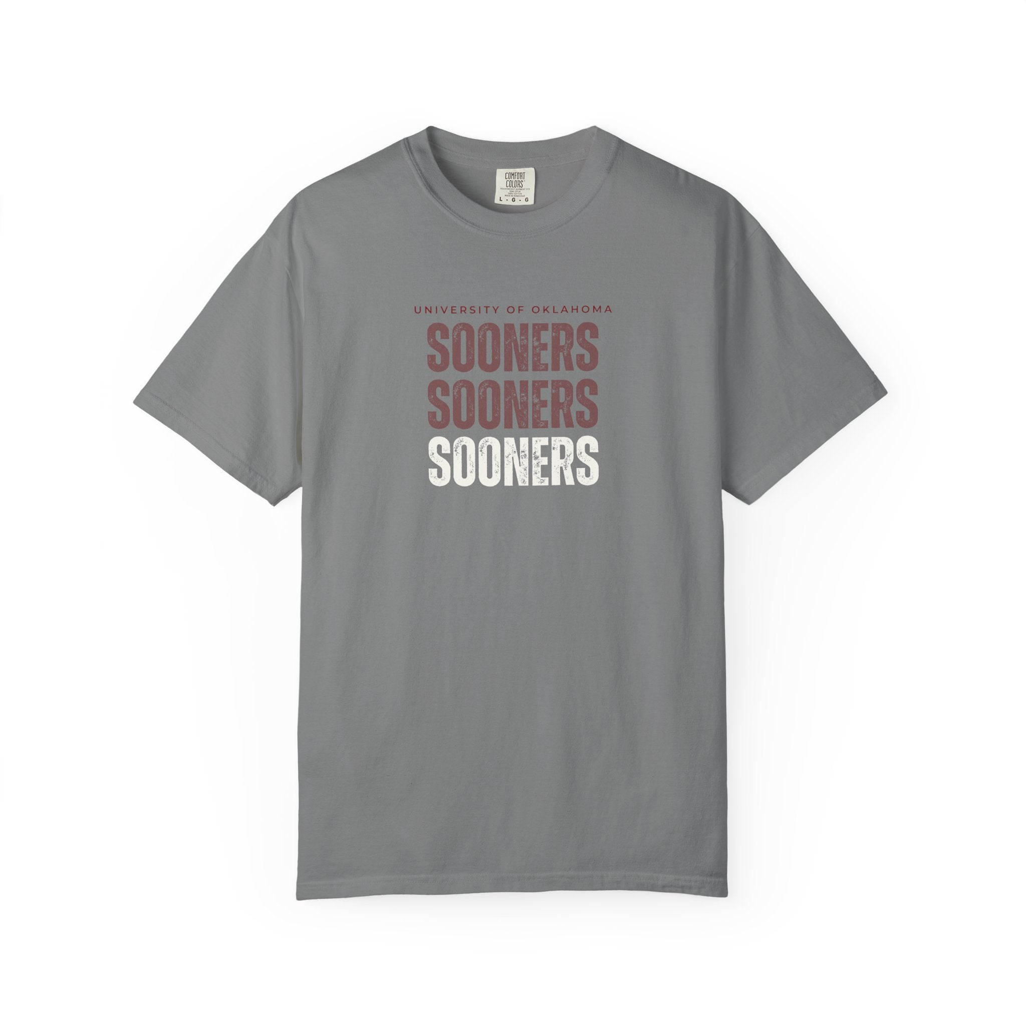 Sooners Stack T‑Shirt — University of Oklahoma Vintage Collegiate Tee