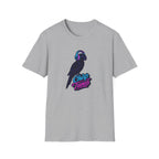 T-Shirt — 'Chirp Tunes' Parrot with Headphones Graphic Tee