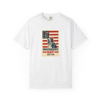 Independence Day T-Shirt – Statue of Liberty American Flag July 4th Graphic Tee
