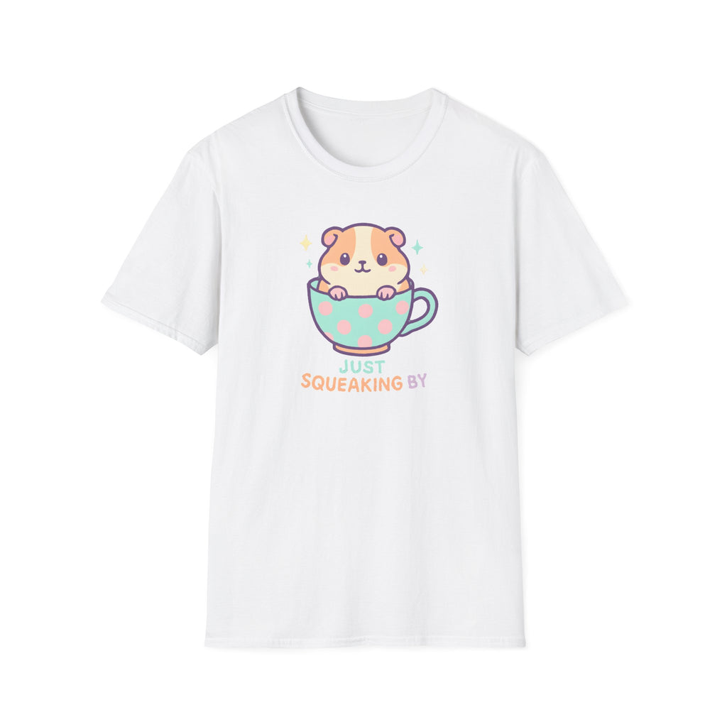 Cute Hamster Tee — "Just Squeaking By" Graphic T-Shirt