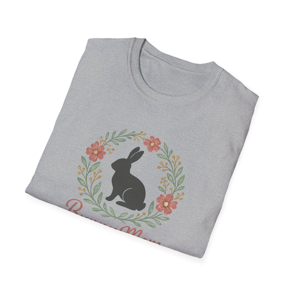 Bunny Mom T-Shirt — Floral Rabbit Mother's Day Tee