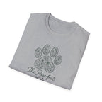 Paw-fect Life T-Shirt — Floral Paw Print Tee for Dog & Cat Lovers