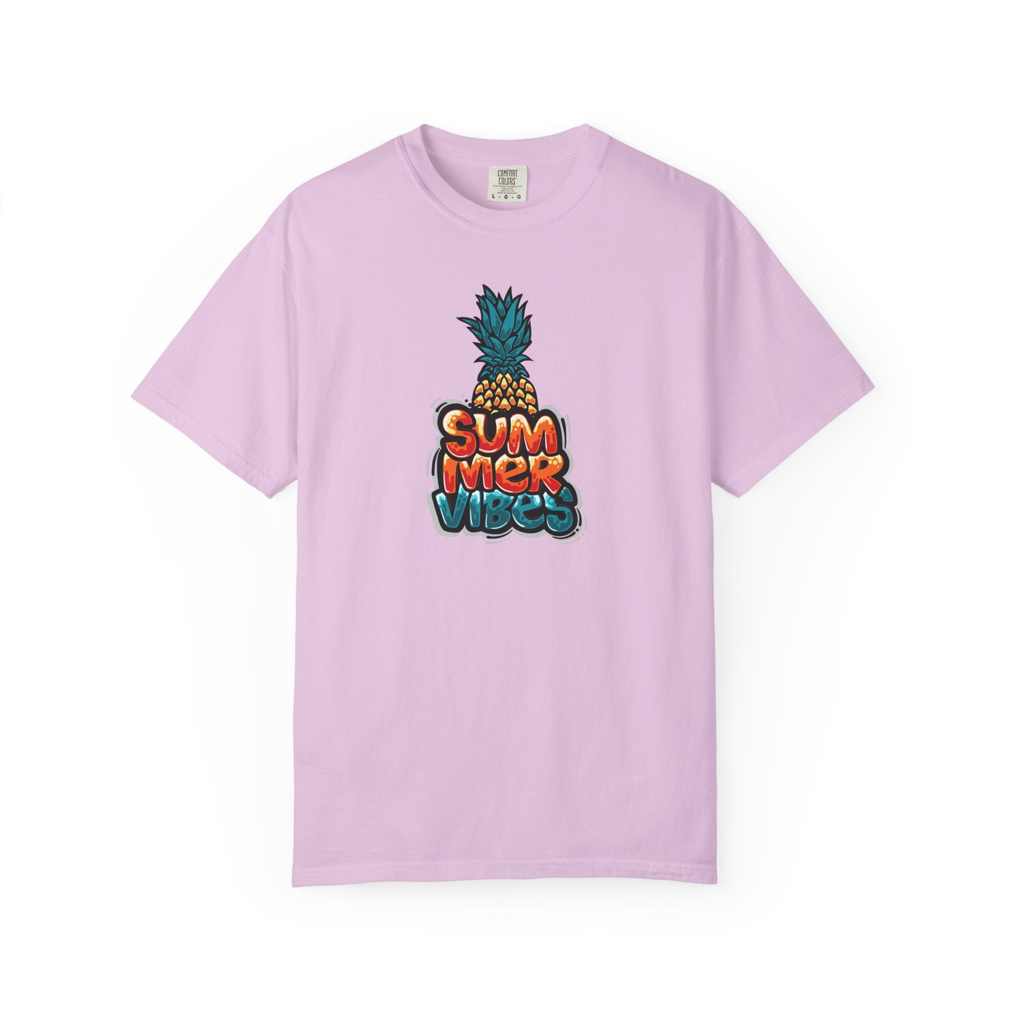 "Summer Vibes" Pineapple Graphic Tee