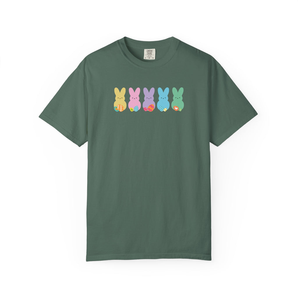 Easter Pastel Bunny Row T-Shirt