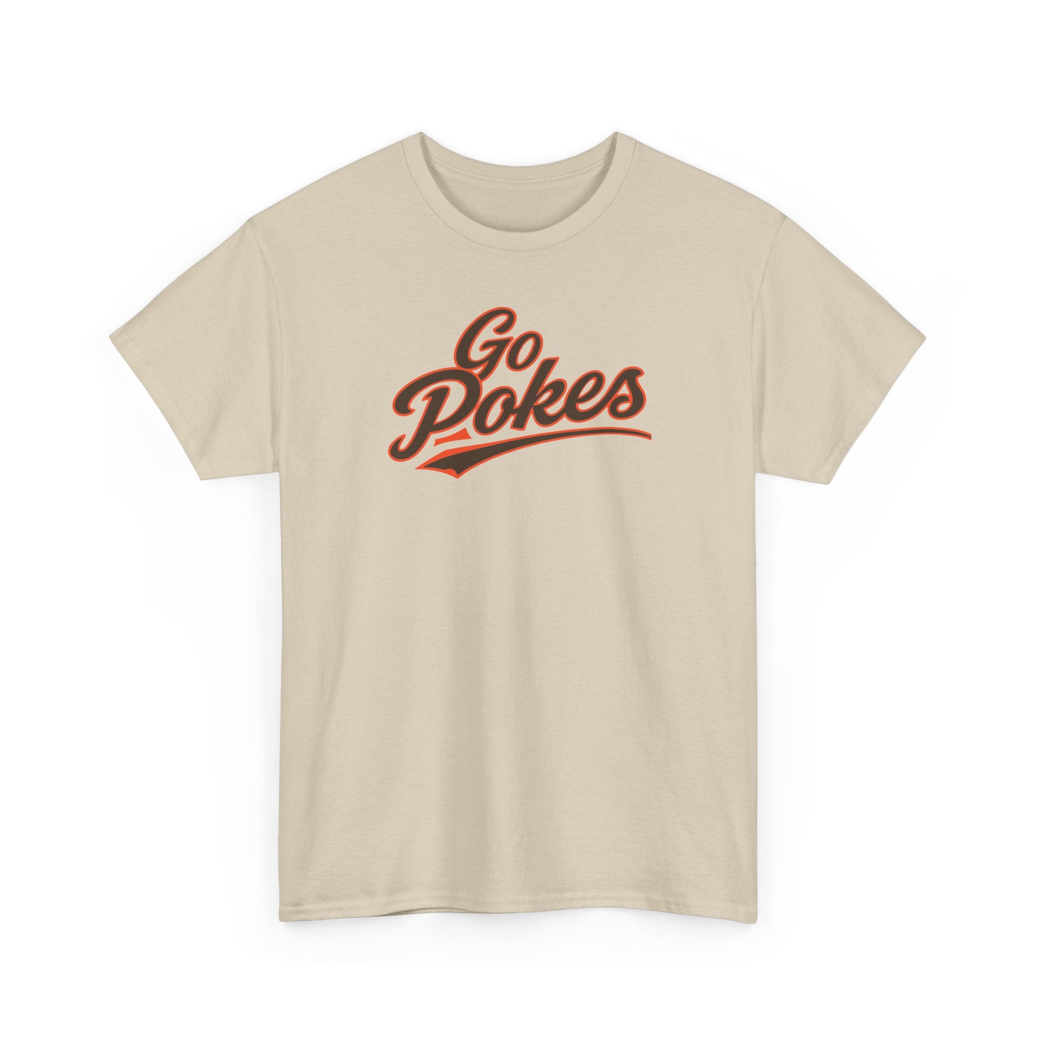 Go Pokes T-Shirt — Retro Script Fan Tee
