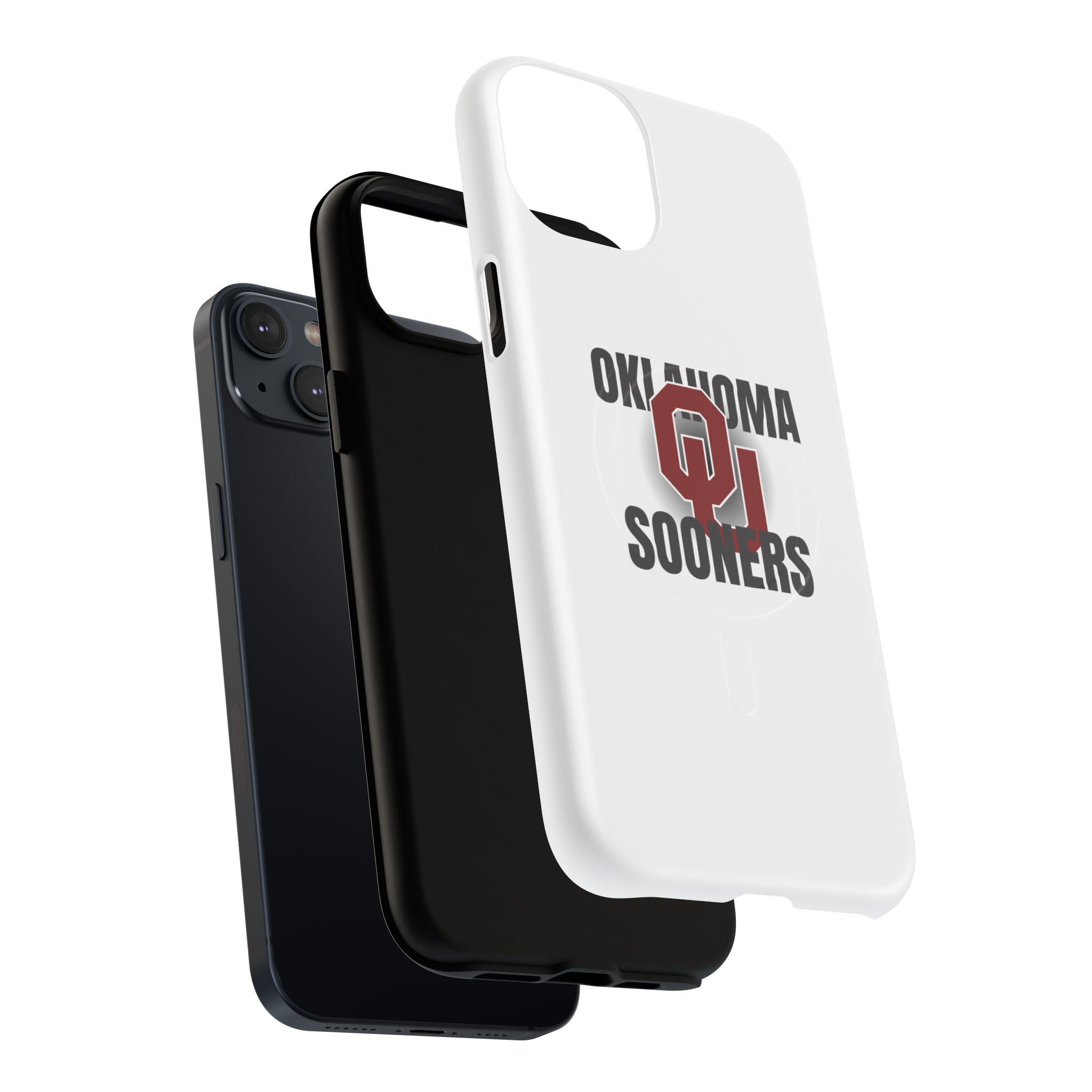 Oklahoma Sooners Tough Magnetic Phone Case — Durable Magnetic Snap-On College iPhone Cover
