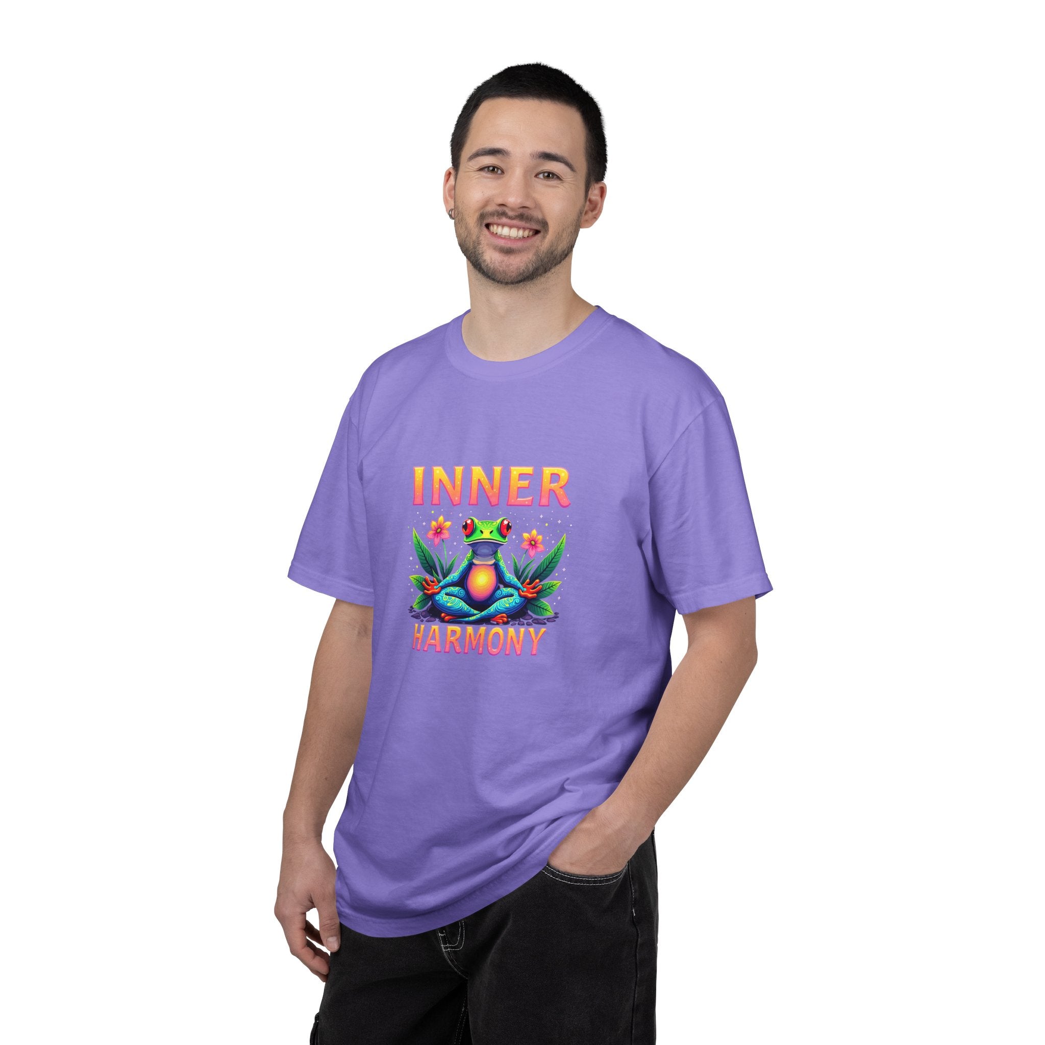 Inner Harmony Frog T-Shirt – Meditation Yoga Graphic Tee