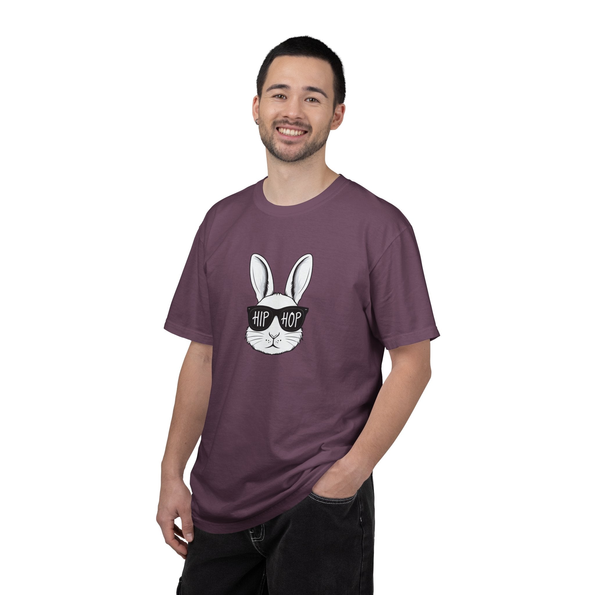 Hip Hop Bunny T-Shirt — Cute Rabbit with Sunglasses Graphic Tee