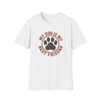 Dog Lover T‑Shirt — "My Dog Is My Best Friend" Paw Print Tee