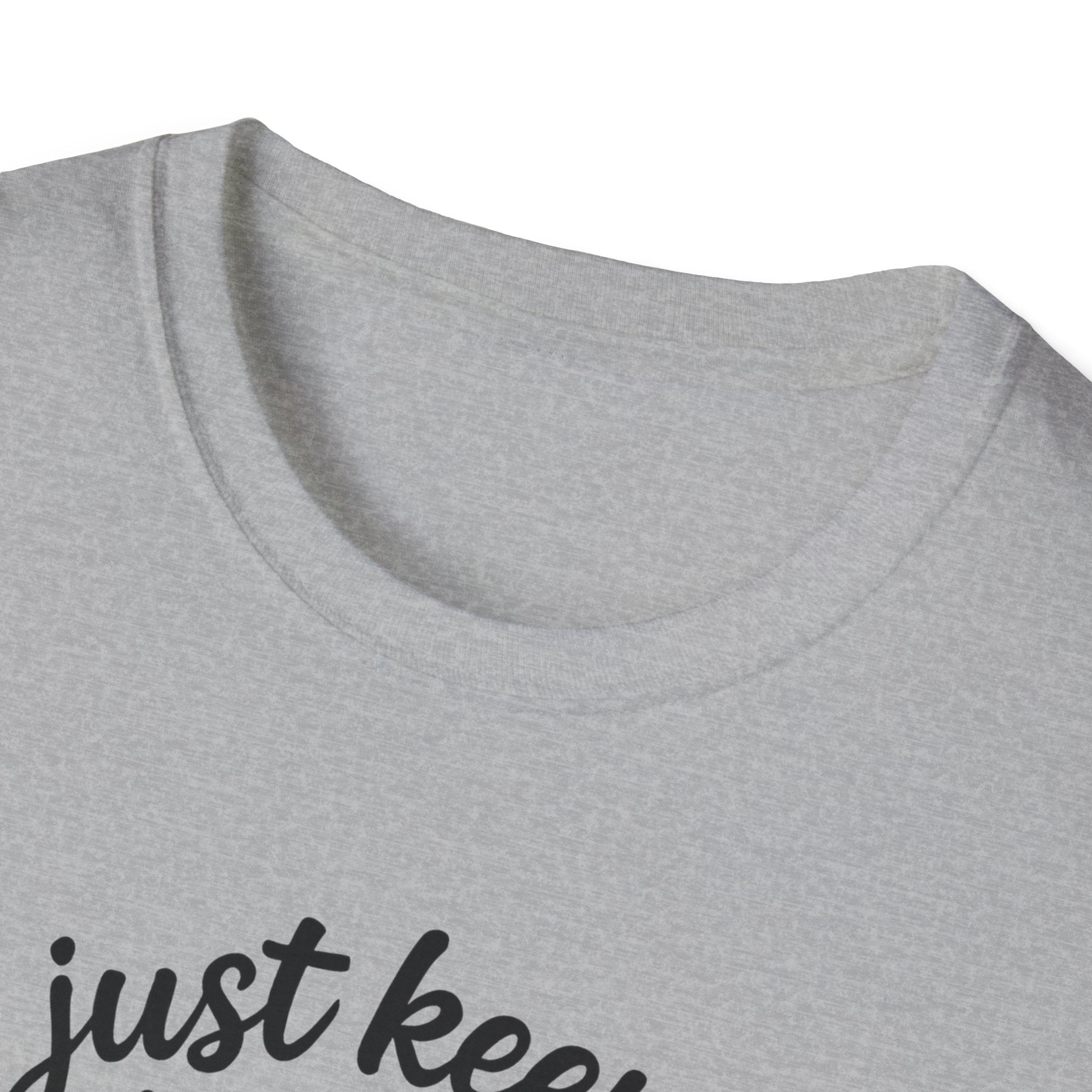 Just Keep Swimming Fish T-Shirt — Colorful Motivational Ocean Tee