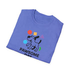 Pawsome Day Dog T‑Shirt – Cute Paw Print Graphic Tee for Dog Lovers