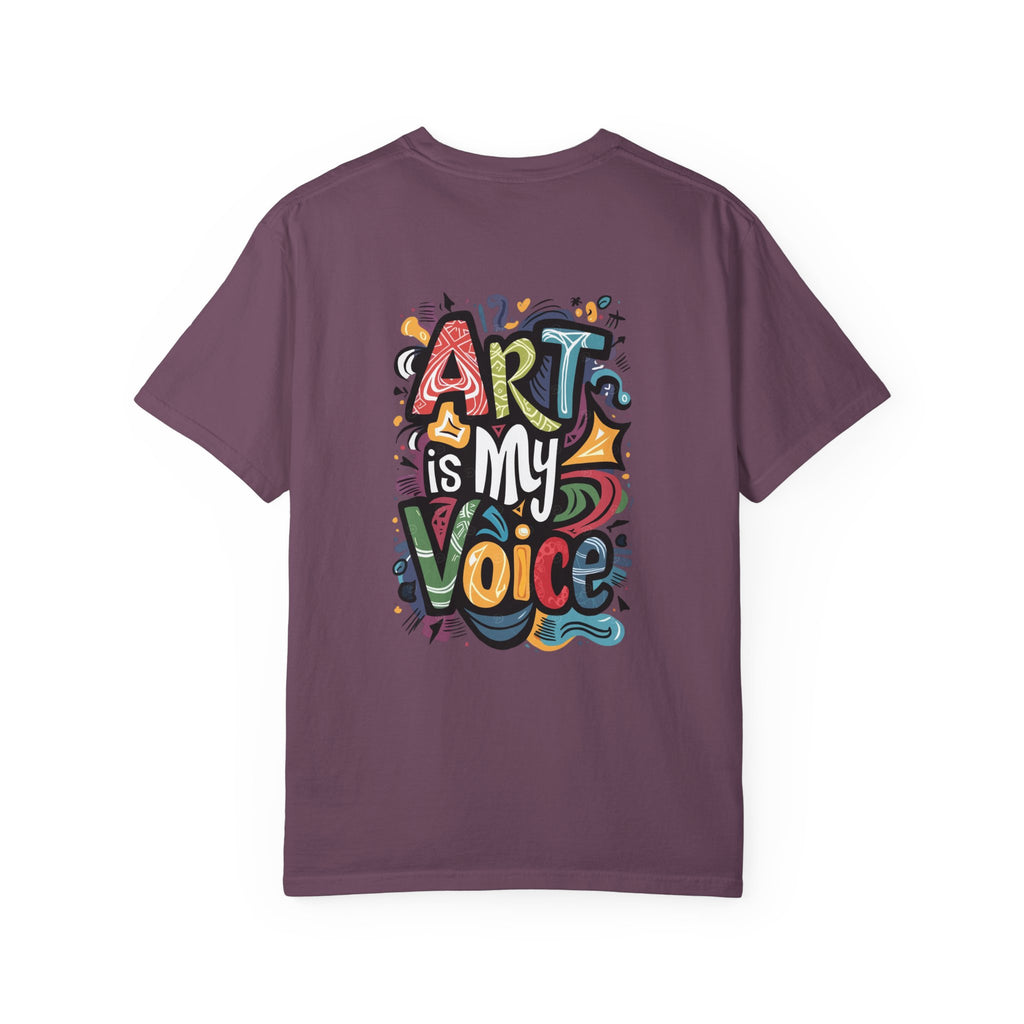 Art Teacher T‑Shirt — "Art is My Voice" Colorful Teacher Shirt