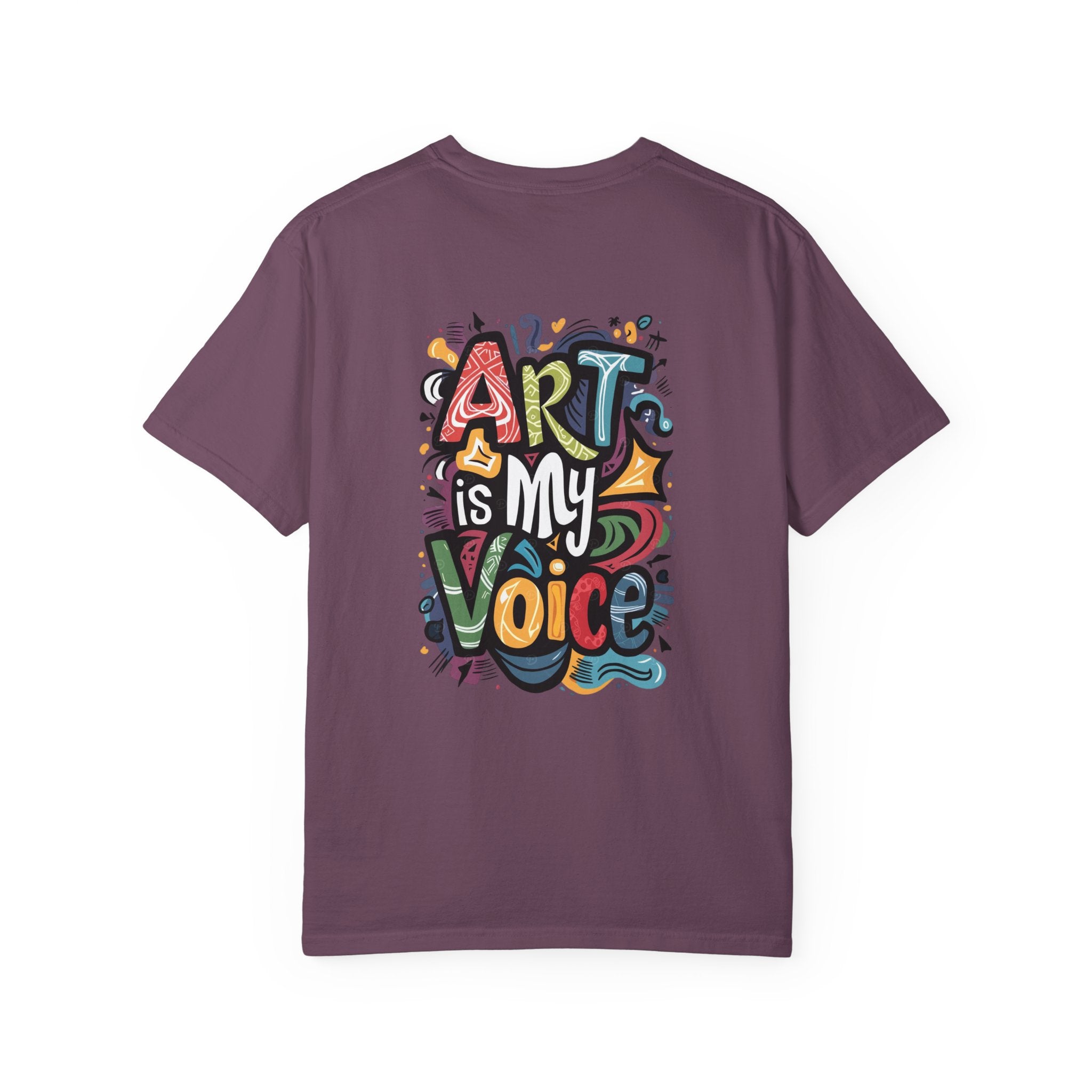 Art Teacher T‑Shirt — "Art is My Voice" Colorful Teacher Shirt